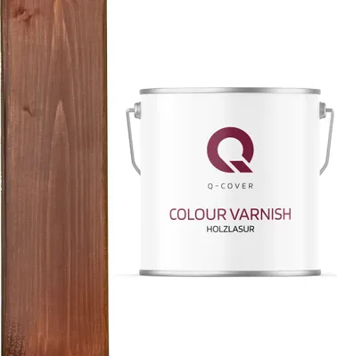 Produktbild von Holzlasur | Braun 5 L SEIDENMATT  | Holzschutz |  | Holzschutz |lasur Lasur Wasserbasierte Innen Außen Lasur Abperleffekt Lasur Für Holz