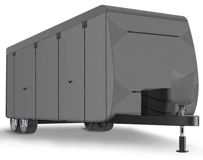 Produktbild von Wohnwagenhülle Universal 450–500 cm Wasserdicht, Atmungsaktiv