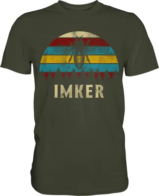 Produktbild von Imker Bienen T-Shirt – Urban Khaki / L