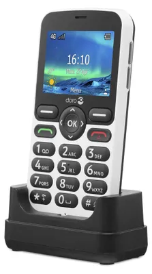 Obrázek produktu pro Doro 5860, Na výšku, Single SIM, 6,1 cm (2.4"), 2 MP, 1000 mAh, Černá