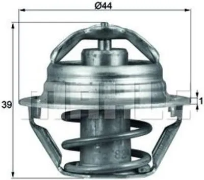 Image de Thermostat de refroidissement MAHLE pour DAIHATSU CHARADE I