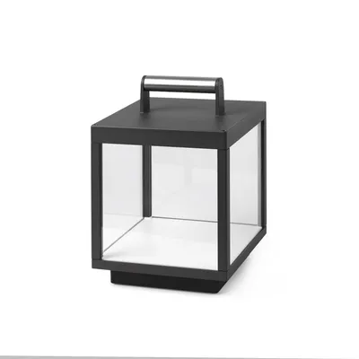 Image de Lampe de table et de sol LED rechargeable KERALA IP54 gris foncé