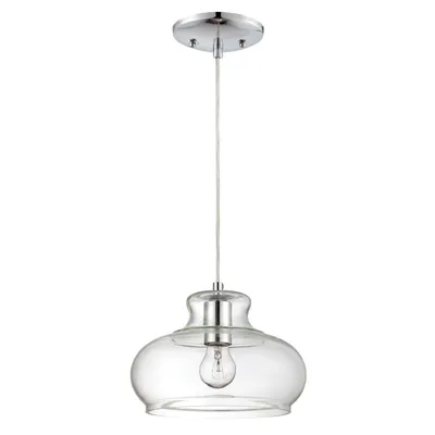 Produktbild von Pendelleuchte Chrom / Klarglas Maxi mit 1 Lichtquelle
