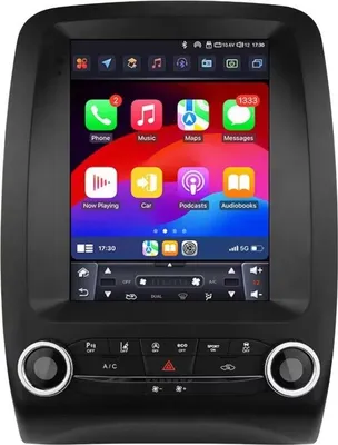 Zdjęcie produktu dla Radio samochodowe z Bluetooth i CarPlay do Dodge Durango (2014–2020) – kompatybilne z Apple i Android – system stereo – system nawigacyjny – 2 GB pamięci RAM, 32 GB pamięci