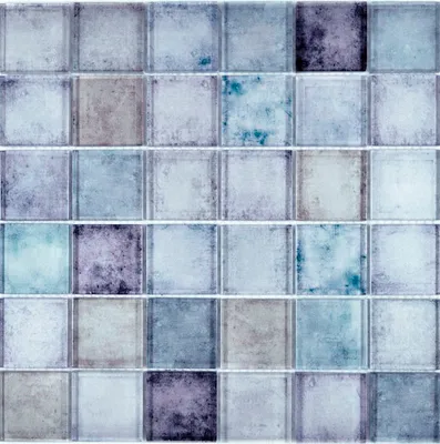 Produktbild von Glasmosaik Blau Violett mix changierend Mosaikfliese Wand Fliesenspiegel Küche Bad MOS88-0411_f
