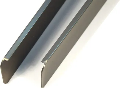 Produktbild von IHC Abschlussleiste Winkelleisten Seiteleiste Arbeitsplatte Aluminium Küche Endeleiste Links+Rechts 38mm
