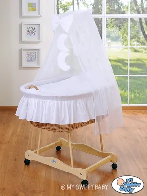 Immagine prodotto di Cestino per bambini con tettuccio - Buonanotte bianco