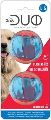 Immagine prodotto di ZEUS Duo Balls con LED, giocattolo interattivo per cani, grande, 96288