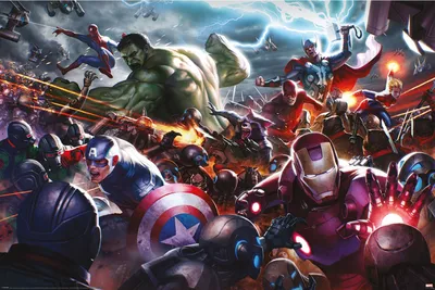 Produktbild von Marvel - Future Fight - Film Poster Plakat Druck - Größe 91,5x61 cm