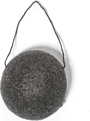 Produktbild von Volcano Konjac-Schwamm, Schwarz 7,5 cm