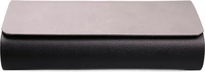 Produktbild von Lacoste Twice Brillenetui für 2 Brillen, Grau, Halbhart mit Magnetverschluss, 70x172x40 mm