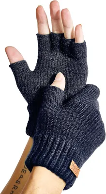 Produktbild von Halbfingerhandschuhe, warme Thermohandschuhe, Uni, für den Winter