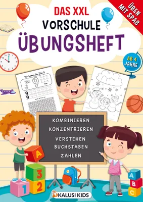 Produktbild von Das XXL Vorschule Übungsheft ab 4 jahre