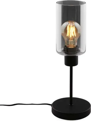 Produktbild von Tischleuchte, schwarz, Rauchglas, 1xE27/max.10W