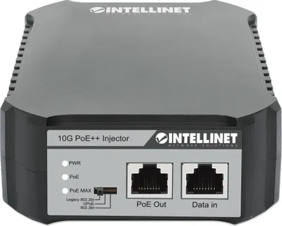 Obrázek produktu pro Intellinet 561945, 10 Gigabit Ethernet, Gigabit Ethernet, 10000 Mbit/s, Černá, CE, RoHS, Federální komunikační komise (FCC)