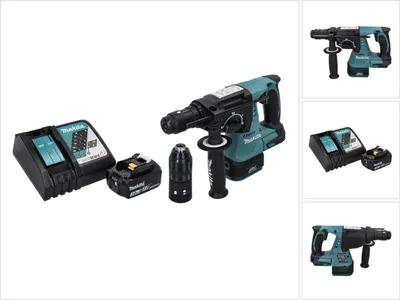 Produktbild von Makita DHR 243 RF1 Akku Bohrhammer 18 V SDS plus Brushless + 1x Akku 3,0 Ah + Ladegerät