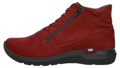 Productafbeelding van Wolky Why Veterschoenen Hoog - rood - Maat 41