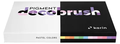 Immagine prodotto di Pigment Decobrush | Collezione colori pastello 12 colori