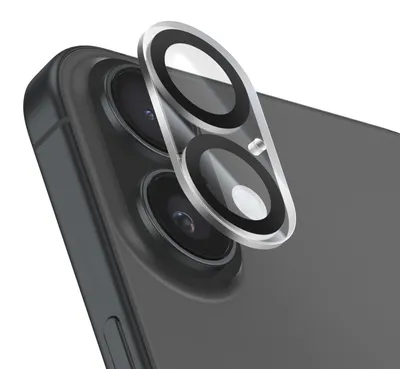 Immagine prodotto di Zanaé, vetro temperato protettivo per iPhone 17, con anello in alluminio, trasparente