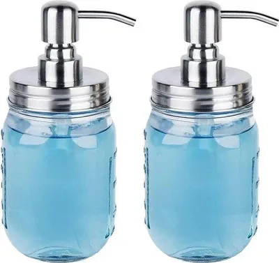 Zdjęcie produktu dla Dozownik mydła 480 ml ze stali nierdzewnej do kuchni i łazienki