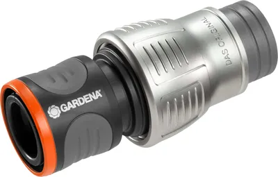 Produktbild von Premium Schlauchverbinder 19mm (3/4") (grau/silber)