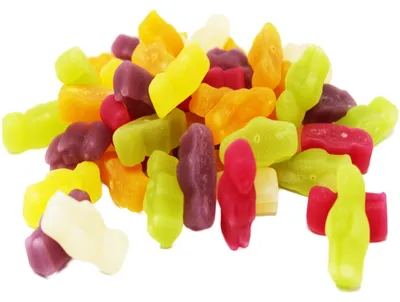 Image de Gomme aux fruits Tropic Babies aux délicieuses saveurs 175g