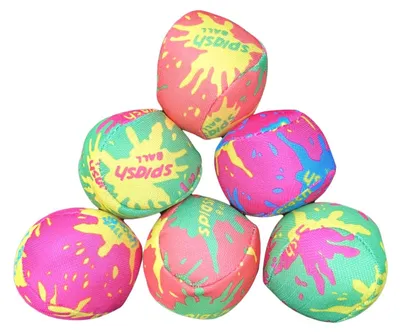 Produktbild von Best Sporting Water Fun Balls aus Neopren, 6 Stück I Wasserball Kinder, Neoprenball klein I Pool Spielzeug, Wasserspielzeug Kinder Outdoor, Beachball Set