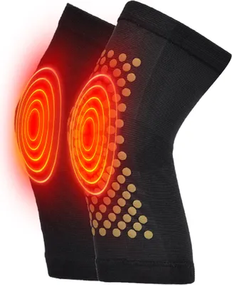 Produktbild von Wärme-Akne-Schutzknie für ältere Menschen, selbstheizend, Schwarz, für Herbst und Winter, Arthritis- und Kältenschutz