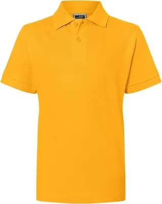 Produktbild von Hochwertiges Polohemd mit Armbündchen gold-yellow, Gr. M