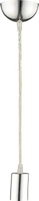 Produktbild von Lampenaufhängung, E27 Lampenfassung mit Kabel, 150CM Schnurpendel Chrom EC1529