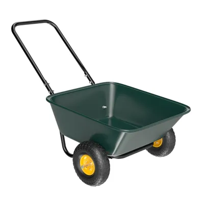 Produktbild von FCH Schubkarre Garden 2 räder, bis 135 kg, Bollerwagen für Gartenarbeit, 118x62x66 cm