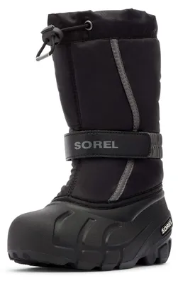 Produktbild von Sorel KIDS FLURRY Schneestiefel für Uni Kinder, Schwarz (Black x City Grey) -