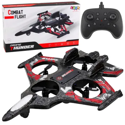 Zdjęcie produktu dla Myś liwiec Dron Fighter Samolot Zdalnie Sterowany RC Piankowy Akrobacje 360°