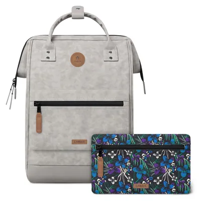 Produktbild von CABAIA Freizeitrucksack Rucksack mit Laptopfach Adventurer Vegan Nubuck Backpack 23L Reims grau