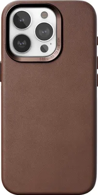 Produktbild von Woodcessories  Leather Case MagSafe iPhone 15 Pro Max Brown
