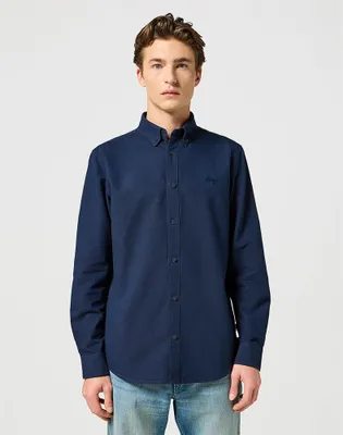 Immagine prodotto di Wrangler Oxford camicia a maniche lunghe blu XL uomo blu XL