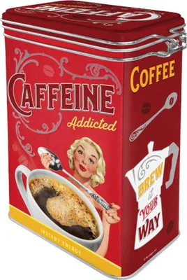 Produktbild von Nostalgic-Art Vorrats-, Kaffee- und Aromadose versch. Motive Hot Coffee Now