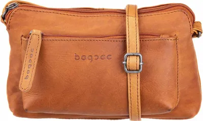Produktbild von Bagsac Damen Leder Reißverschlusstasche B488001 braun