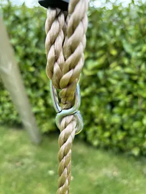 Immagine prodotto di Altalena per bambini, corda regolabile, plastica resistente, adatta per l'uso all'aperto, ideale per il giardino