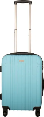 Produktbild von Hartschalen-Koffer Handgepäck Trolley / S - 55x39x20 cm / Reisekoffer Hartschale 4-Rollen - Farbe: sky-blue