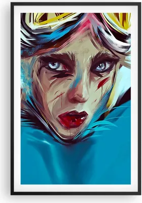 Produktbild von Gerahmtes Poster - Schwarzer Rahmen - Stück Modern Frau - 61x91,5 cm - Wand Bild - Wanddeko - Wandbilder - Kunstposter - Wandposter - Bilderrahmen - Bilder - Kunstdruck - P2BPA61x91-4650