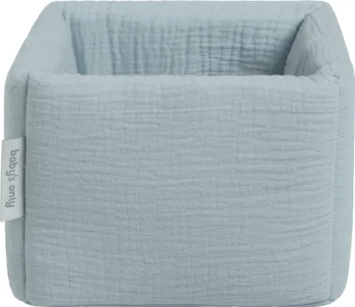 Produktbild von Baby's Only Korb Fresh ECO - Misty Blue - 18x18x18 cm
