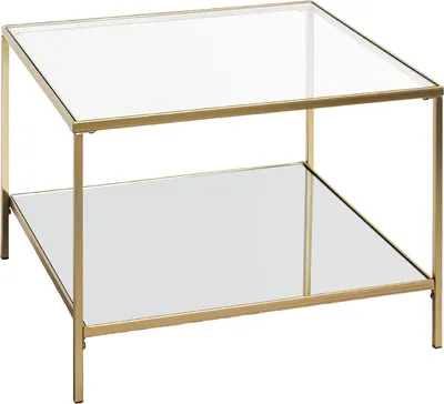 Produktbild von Beistelltisch >25235< in gold - 60x45x60 (BxHxT)
