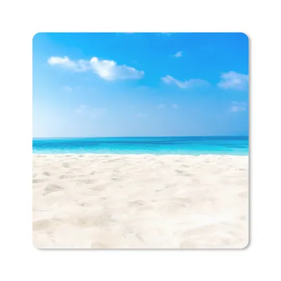 Produktbild von MuchoWow® Mauspad Mousepad Strand - Meer - Sand 30x30 cm - Mousepads - Maus Mat - Pad - Mausunterlage - Gaming