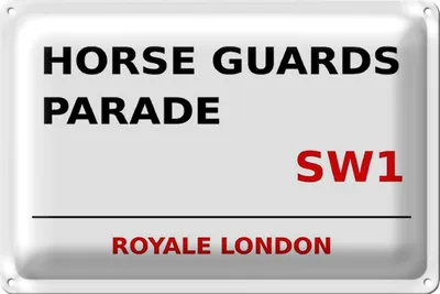 Produktbild von Blechschild London 18x12cm Royale Horse Guards Parade SW1