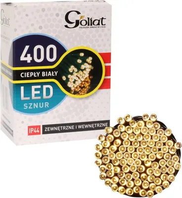 Produktbild von Lichterkette für den Außenbereich, 400 LEDs, warmweiß, Schutzart IP44, Länge 19,95 m