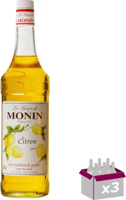 Image de Lot de 3 Sirop Monin - Citron 1L
