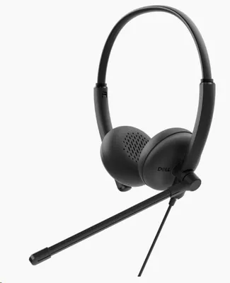 Productafbeelding van DELL WH125 Bedrade oordopjes met oorkussentjes, geschikt voor muziek en telefoongesprekken, USB-C, zwart