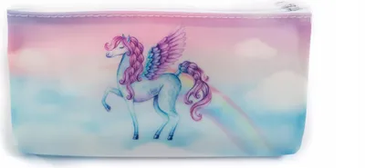 Produktbild von Einhorn Federmäppchen Schlamperetui - Buntes Stifteetui für Mädchen Schule & Freizeit