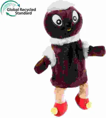 Produktbild von Handpuppe Pittiplatsch braun/weiß 30 cm Sandmann Stoffhandpuppe